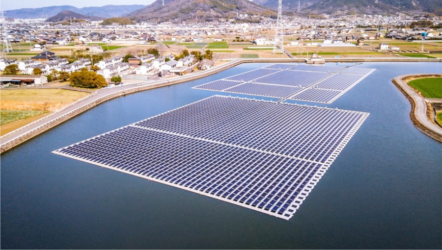 蓮池水上太陽光発電所