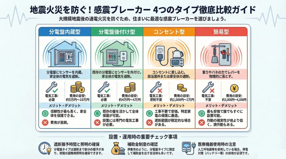 感震ブレーカーの仕組み